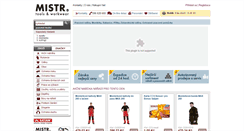 Desktop Screenshot of mistr.cz